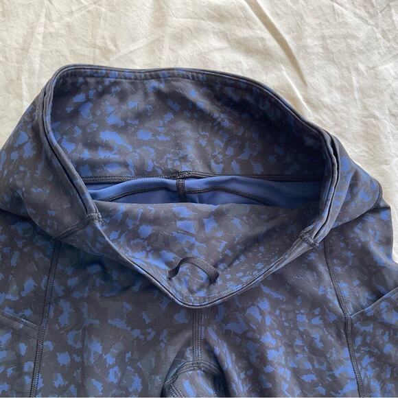 Lululemon Women Fast Free HR LW6BCWS WLTL Blue Black Print - Picture 6 of 13